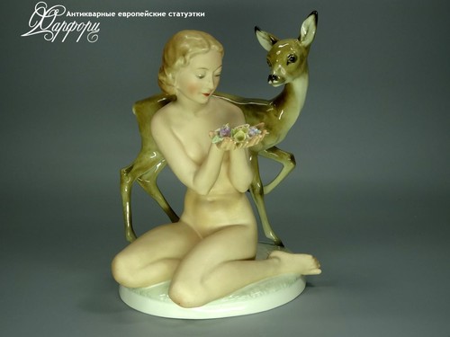 Купить фарфоровые статуэтки Hutschenreuther, Лесная нимфа, Германия